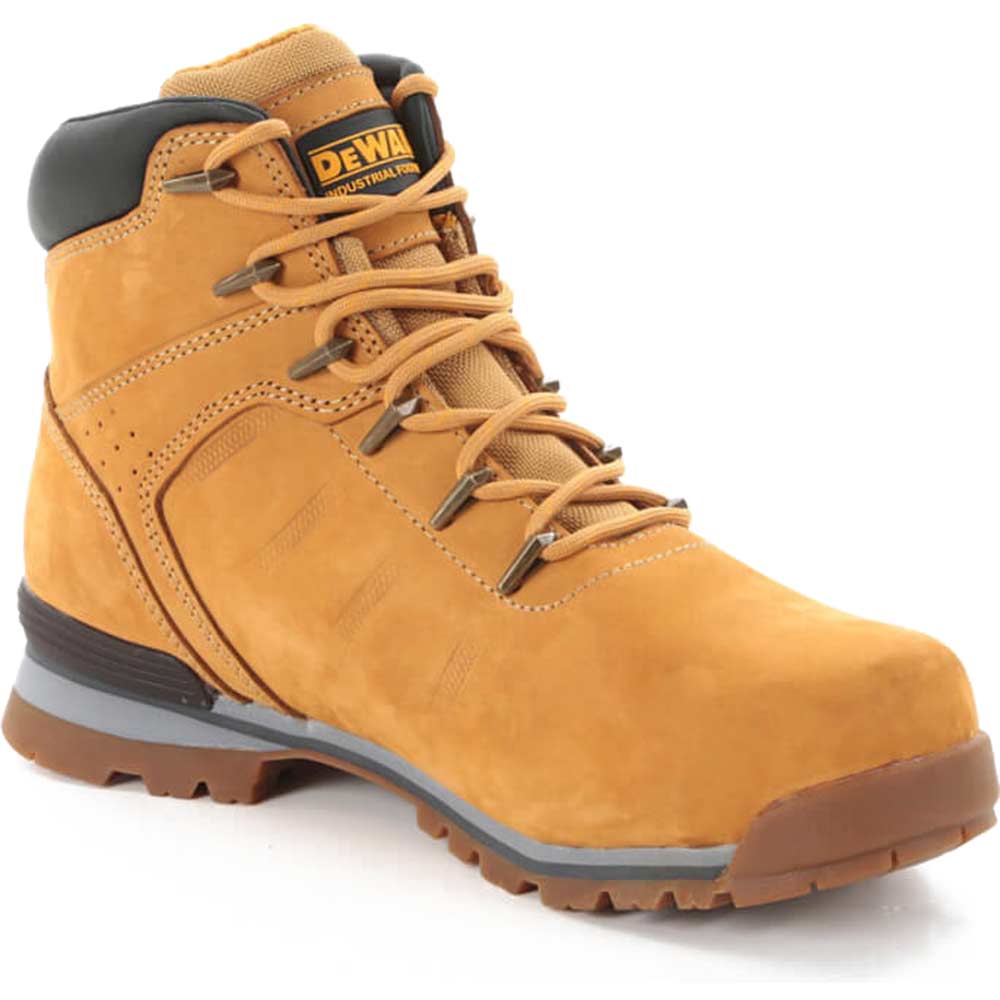 DeWalt Carlisle Nubuck Lightweight Safety Boots Honey Size 8