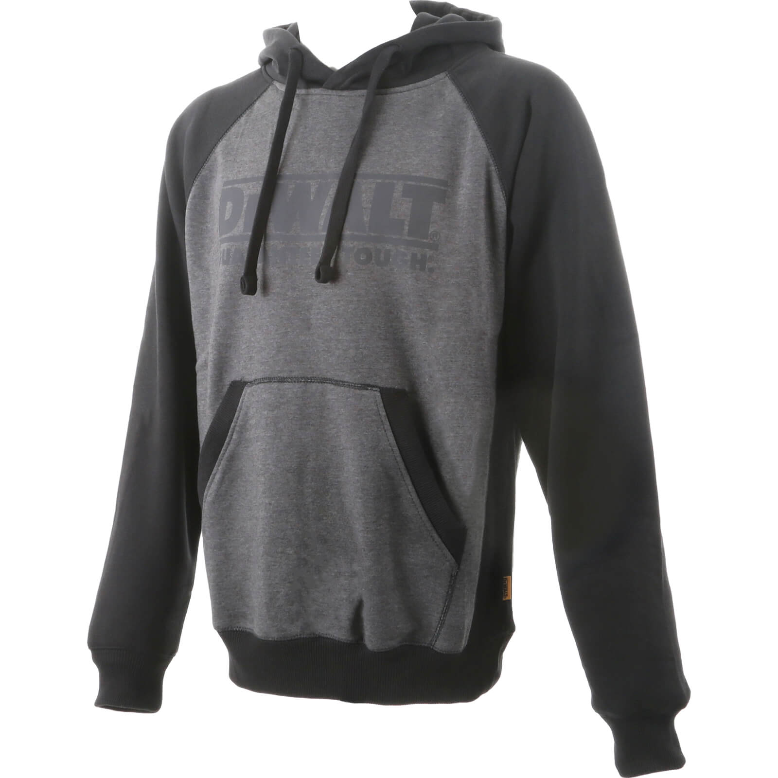 Image of DeWalt Stratford Hoodie Sweatshirt Black / Grey 2XL