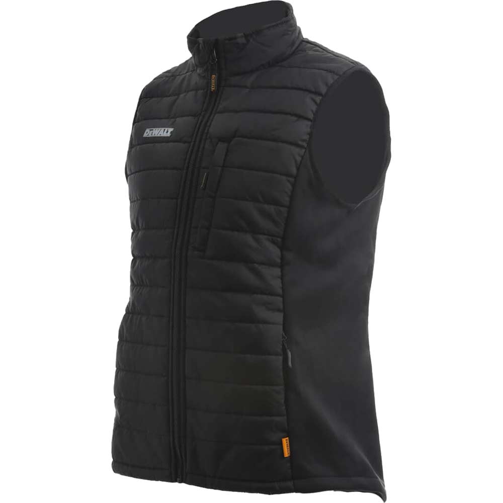 Image of DeWalt Force Mens Padded Gilet Bodywarmer Black 3XL