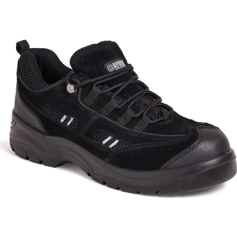 Apache AP302SM Suede Safety Trainers Black Size 4