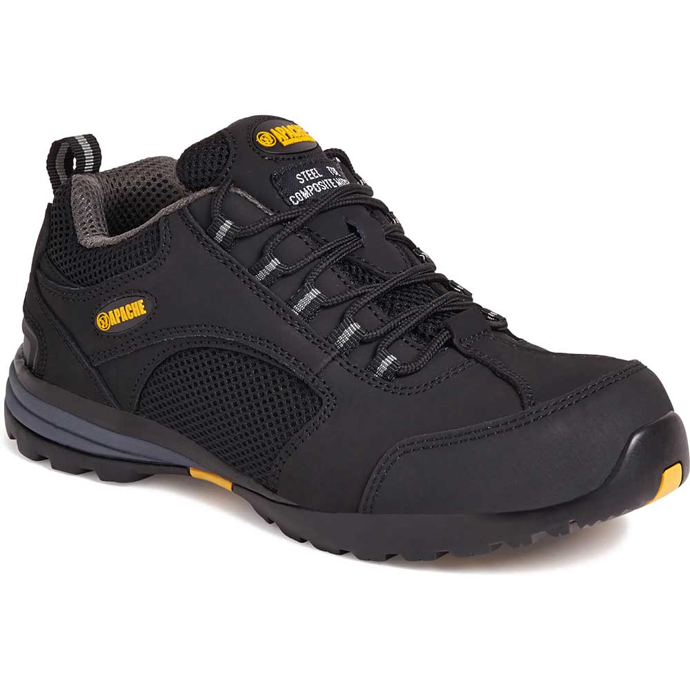 Apache AP318SM Safety Trainers Black Size 6