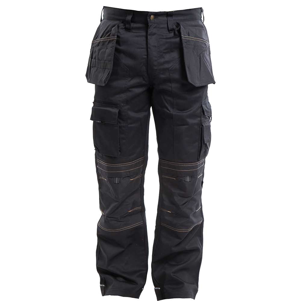 Apache Mens APKHT Holster Work Trousers Black 32" 31