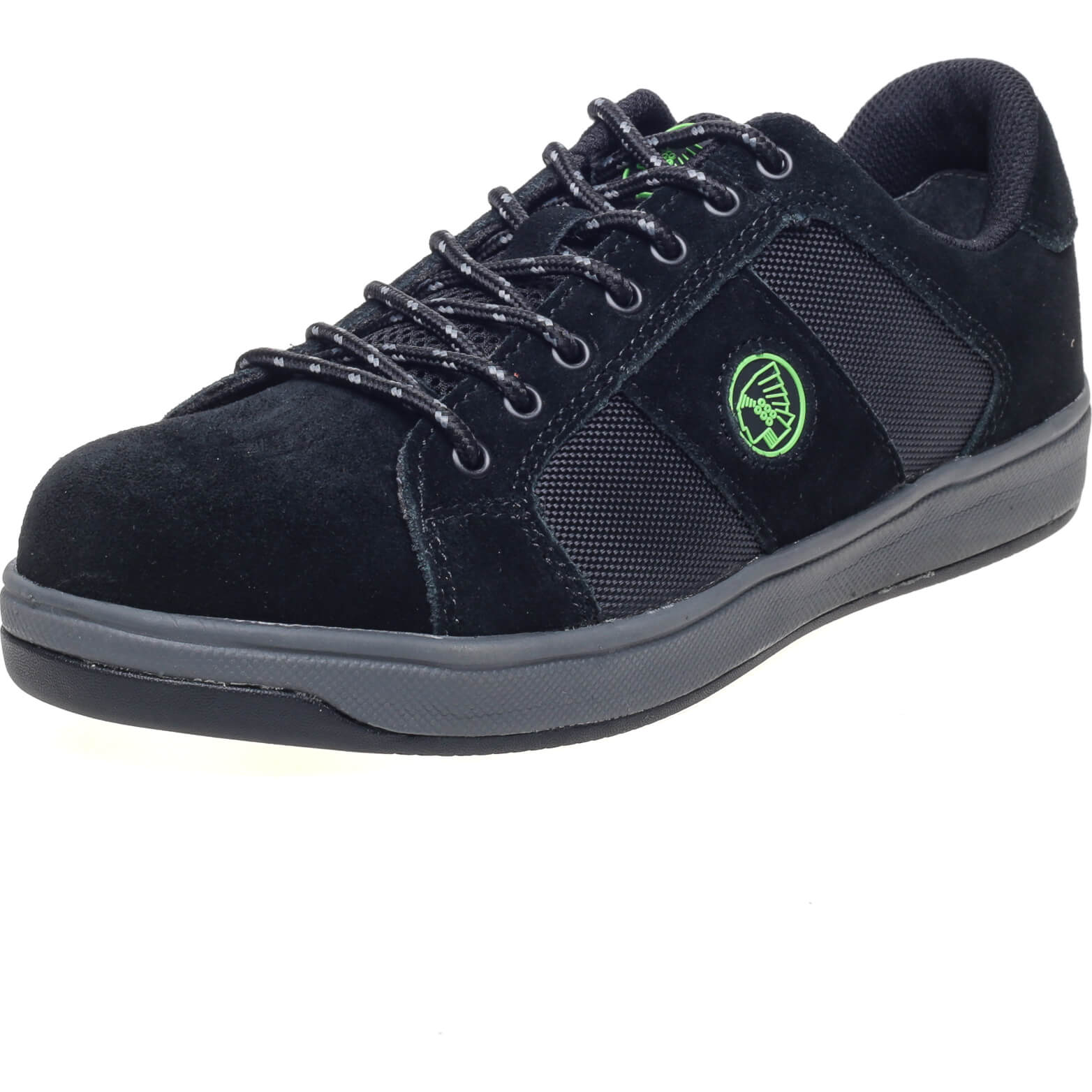 Image of Apache KICK Suede Cup Sole Safety Trainers Black Size 12