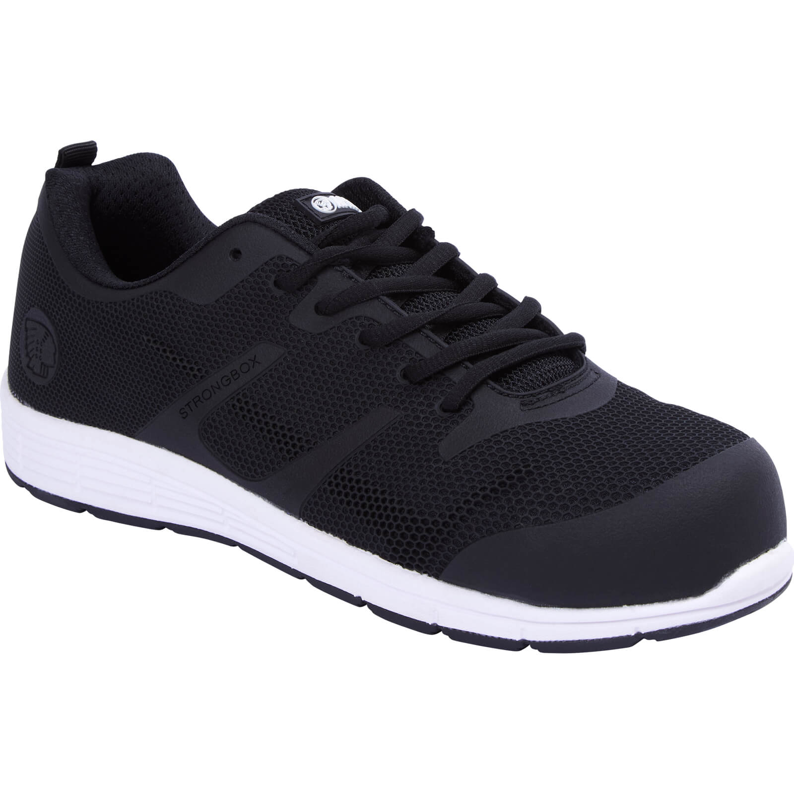 Image of Apache Vault Lightweight Sports Trainers Black Size 4