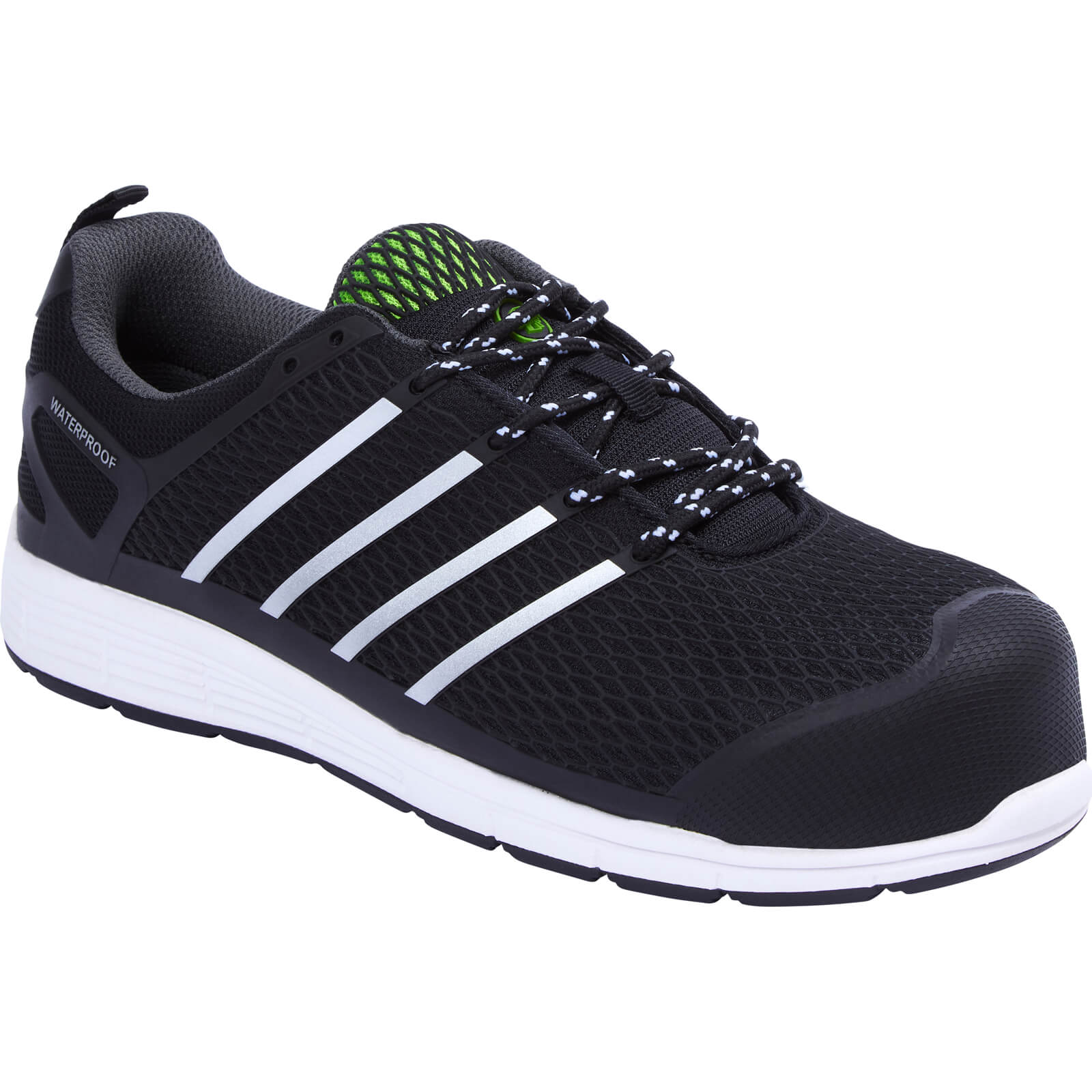 Image of Apache Motion WR Waterproof Sports Safety Trainers Black Size 12