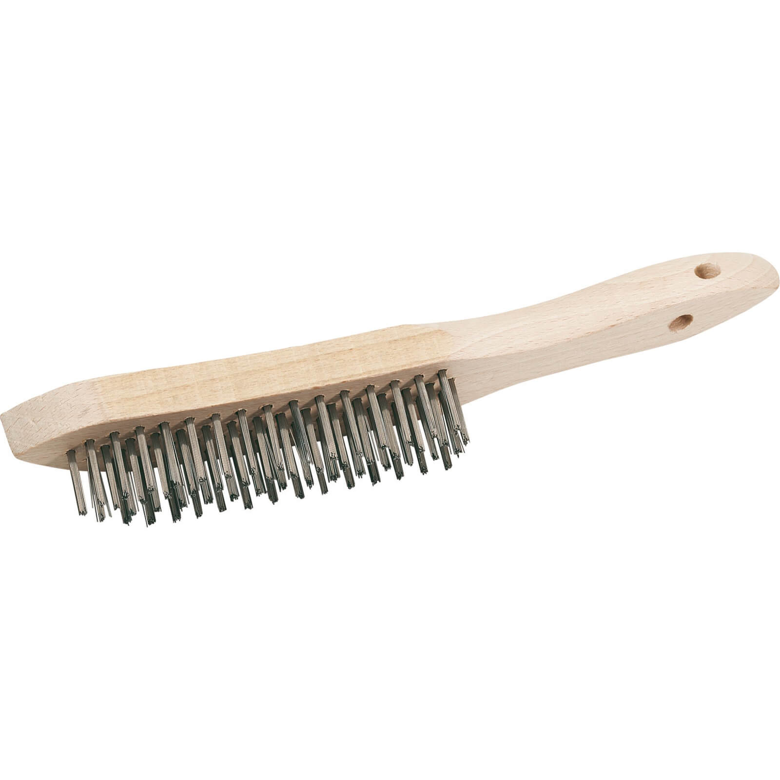 Image of Draper Stainless Steel Scratch Wire Brush 4 Rows