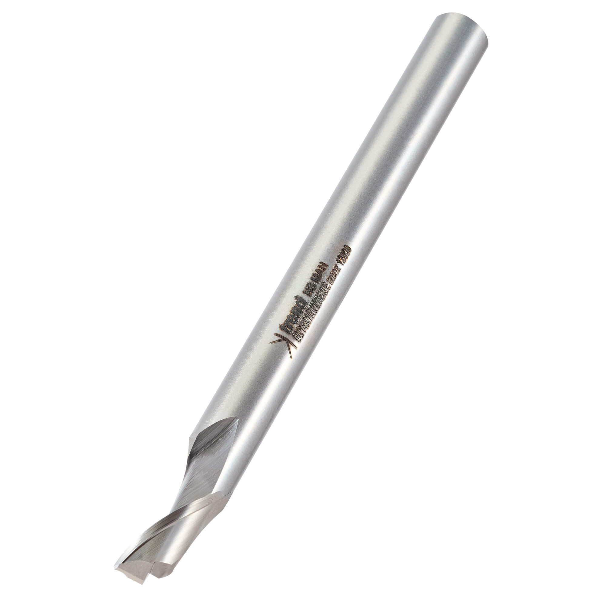 Image of Trend Aluminium UPVC Single Flute Helical Upcut Cutter 10mm 14mm 10mm