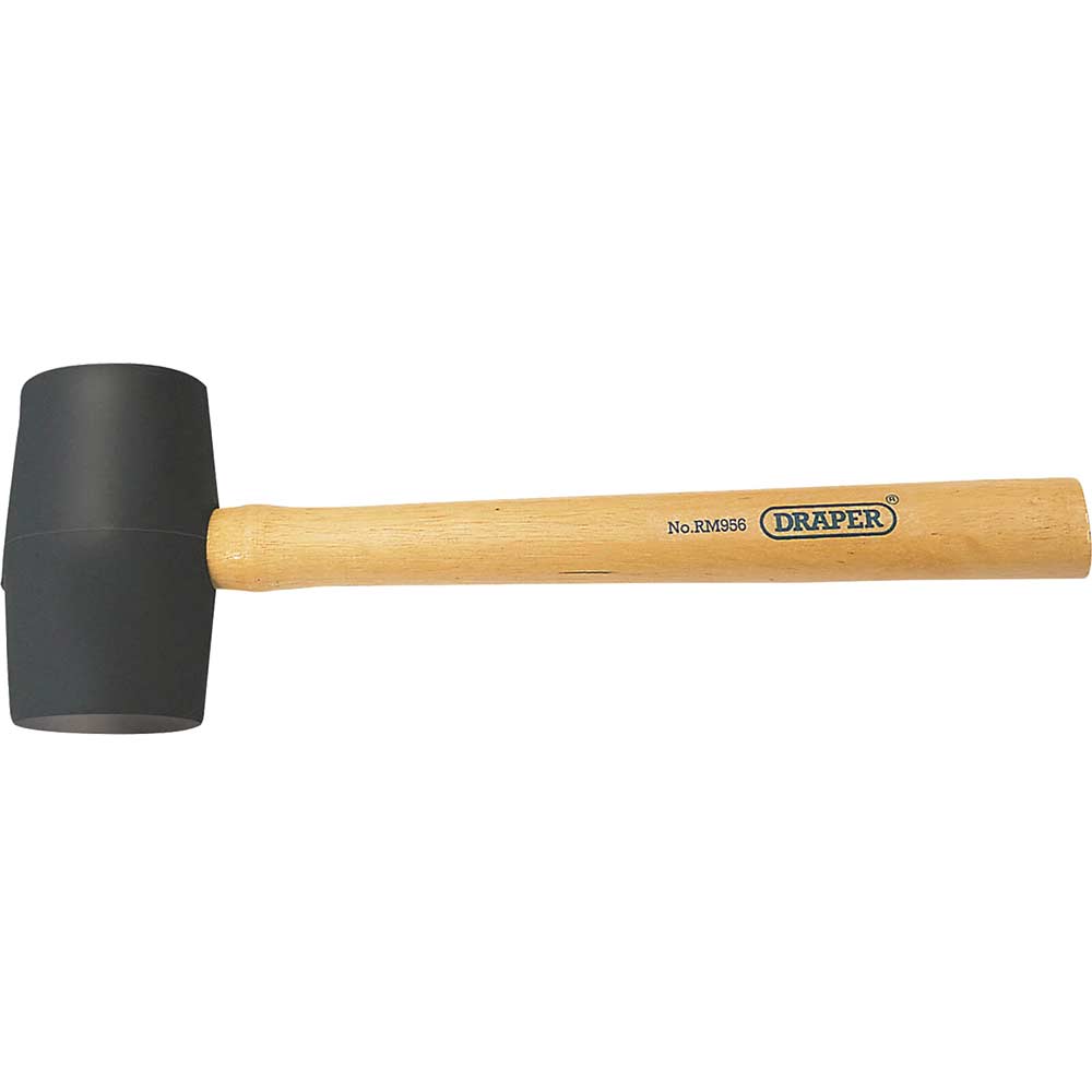 Image of Draper Black Rubber Mallet 410g