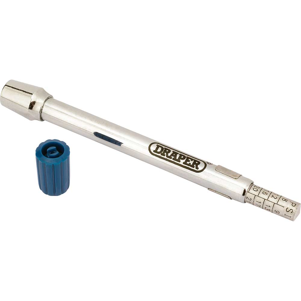 Image of Draper Pencil Type Tyre Pressure Gauge