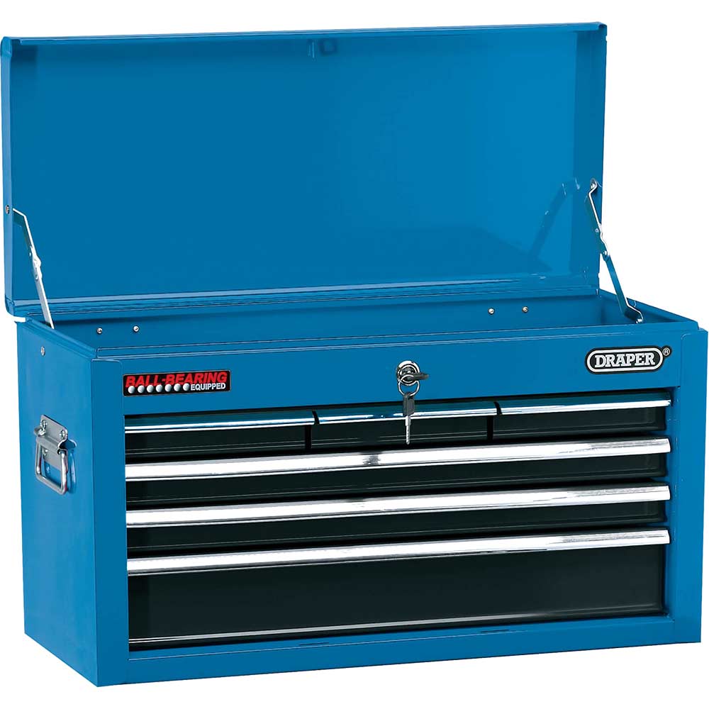 Image of Draper 6 Drawer Tool Chest Blue / Black