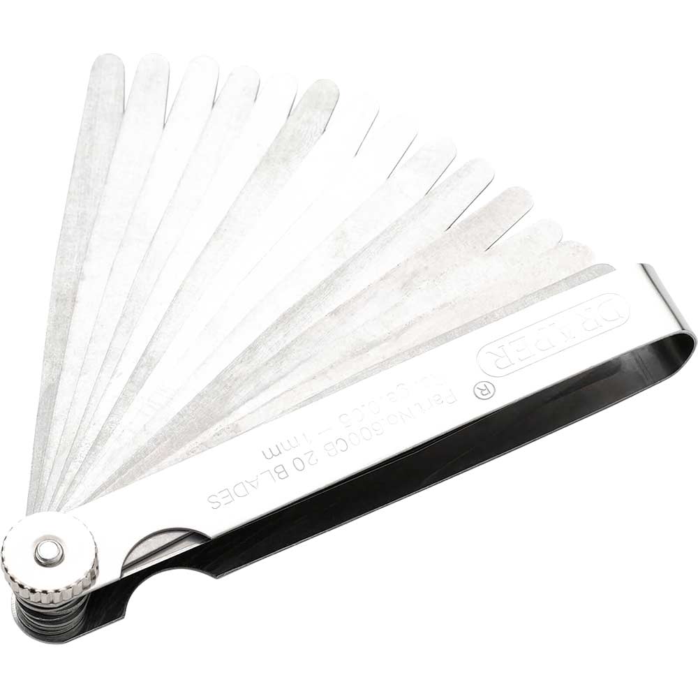 Draper 20 Blade Metric Feeler Gauge Set