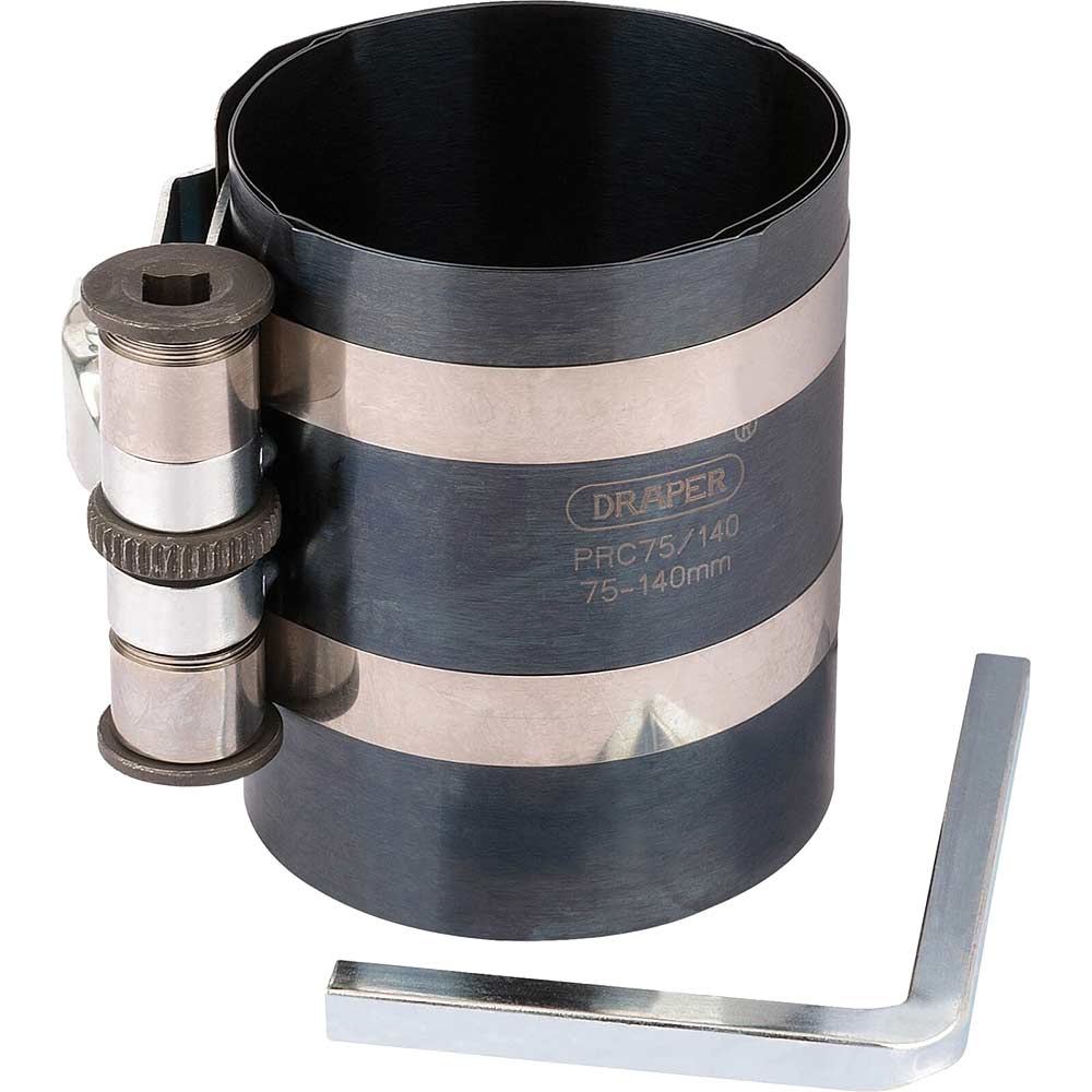 Image of Draper Piston Ring Compressor 75mm-140mm