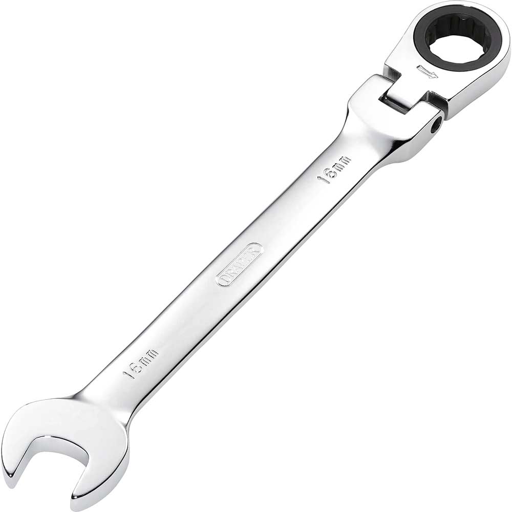 Draper Hi Torq Flexible Ratchet Combination Spanner 16mm