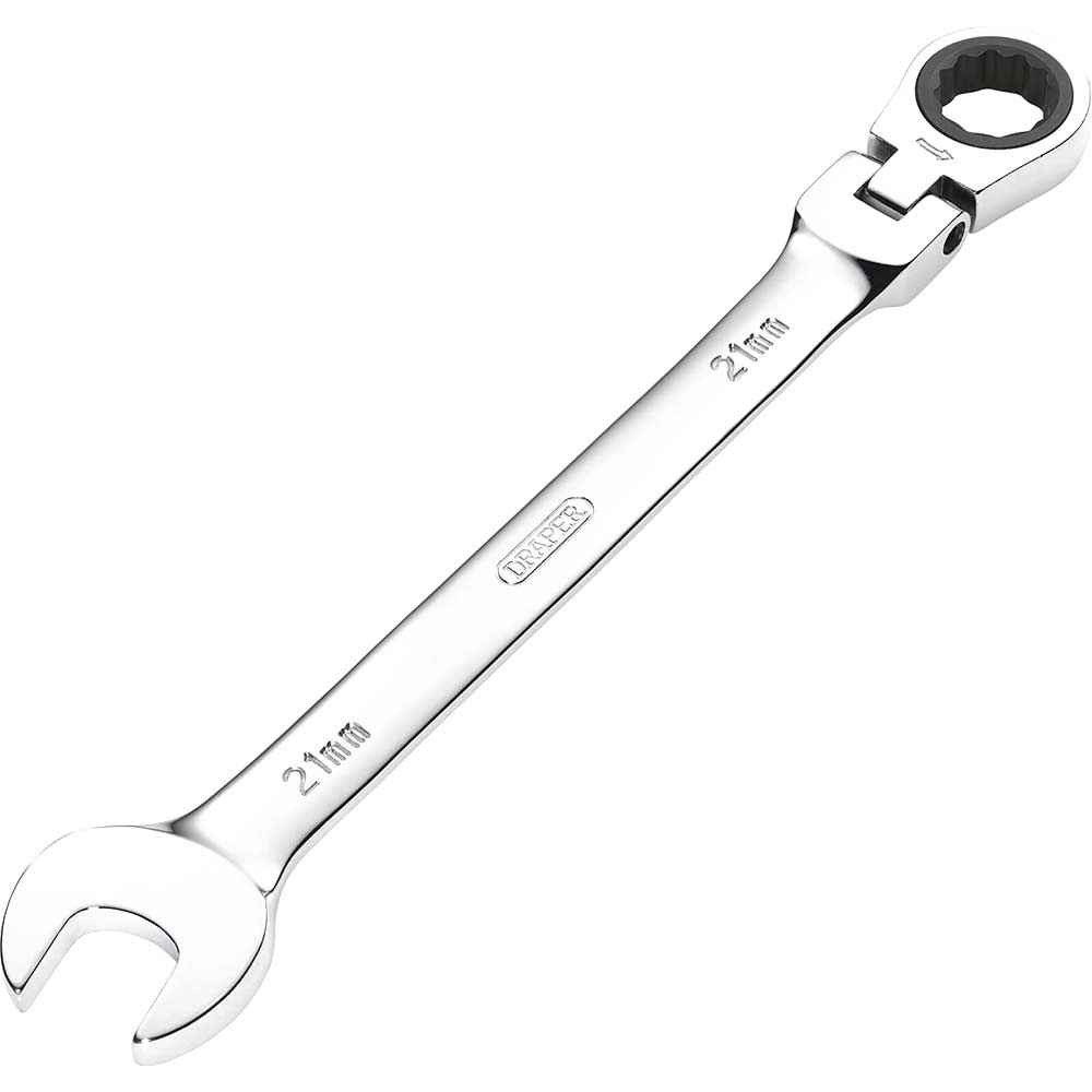 Draper Hi Torq Flexible Ratchet Combination Spanner 21mm