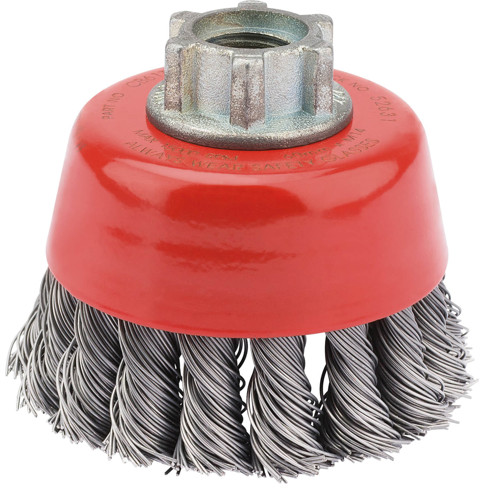 Image of Draper Expert Twist Knot Wire Cup Brush 60mm M14 Thread