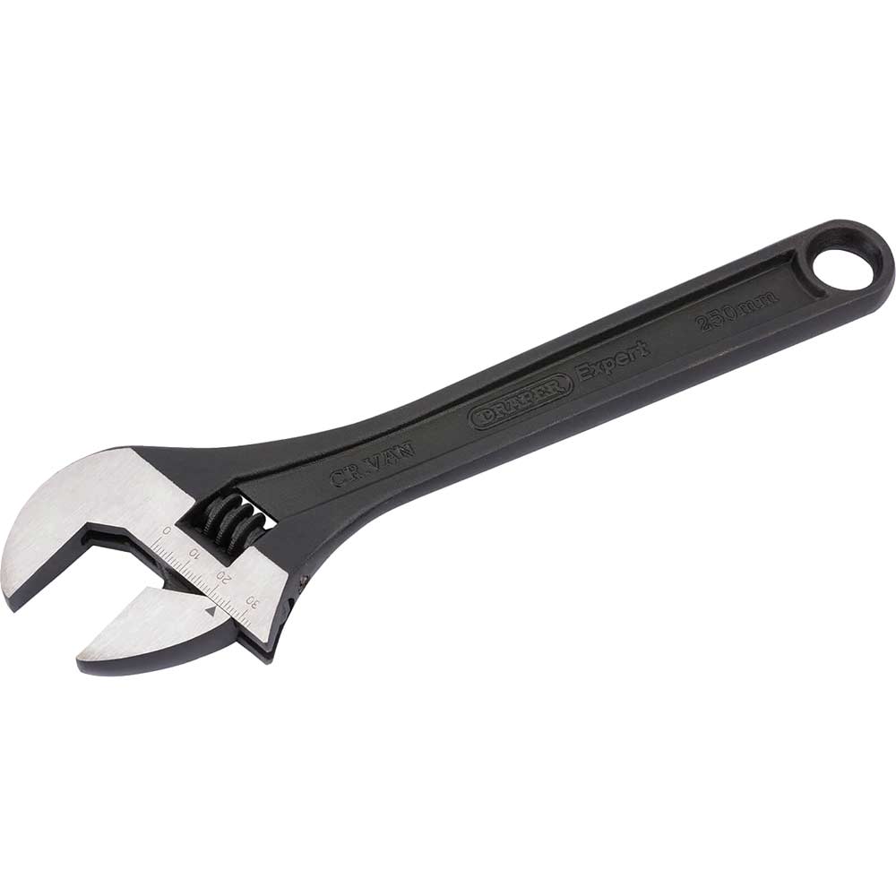 Draper Expert Black Adjustable Spanner 250mm