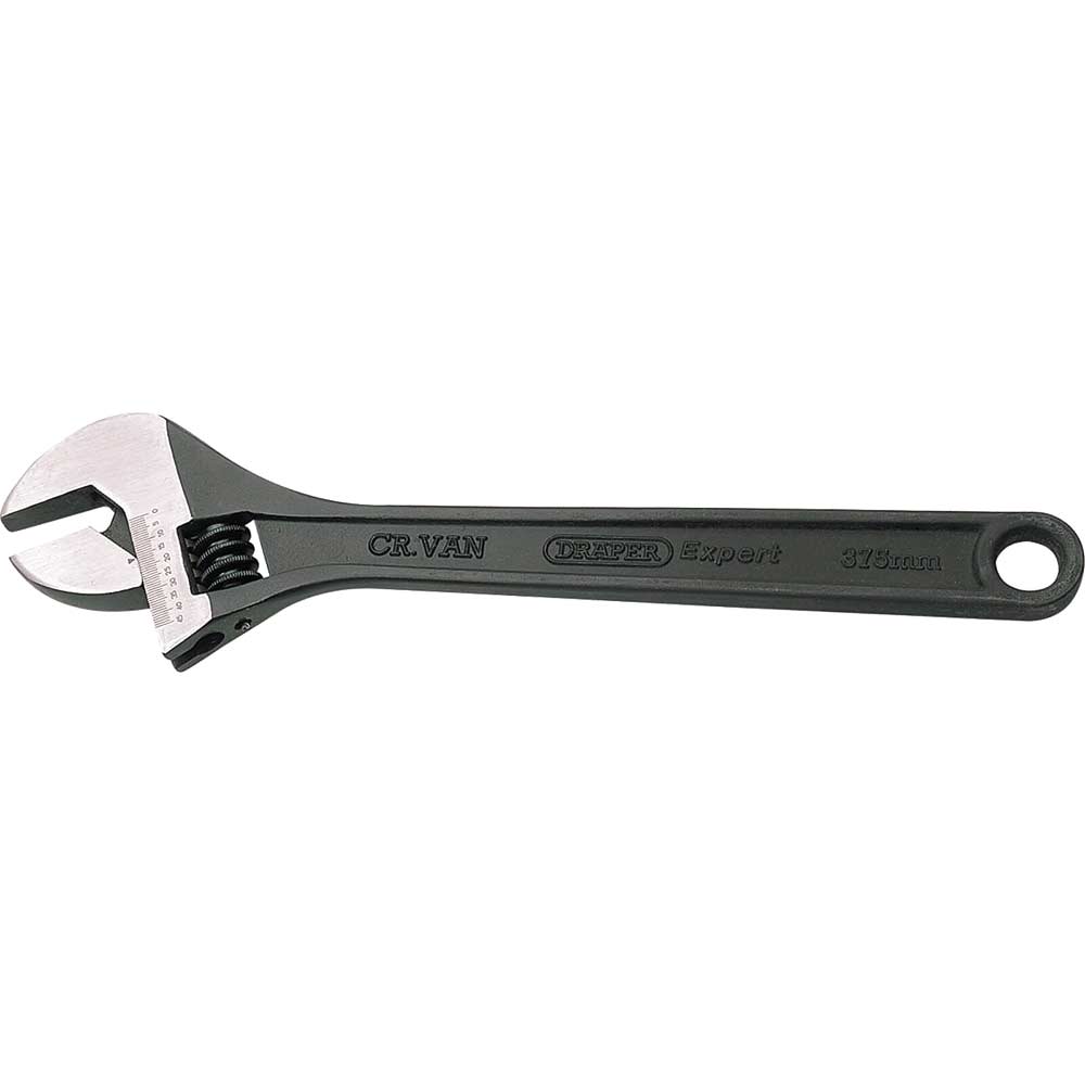 Draper Expert Black Adjustable Spanner 375mm
