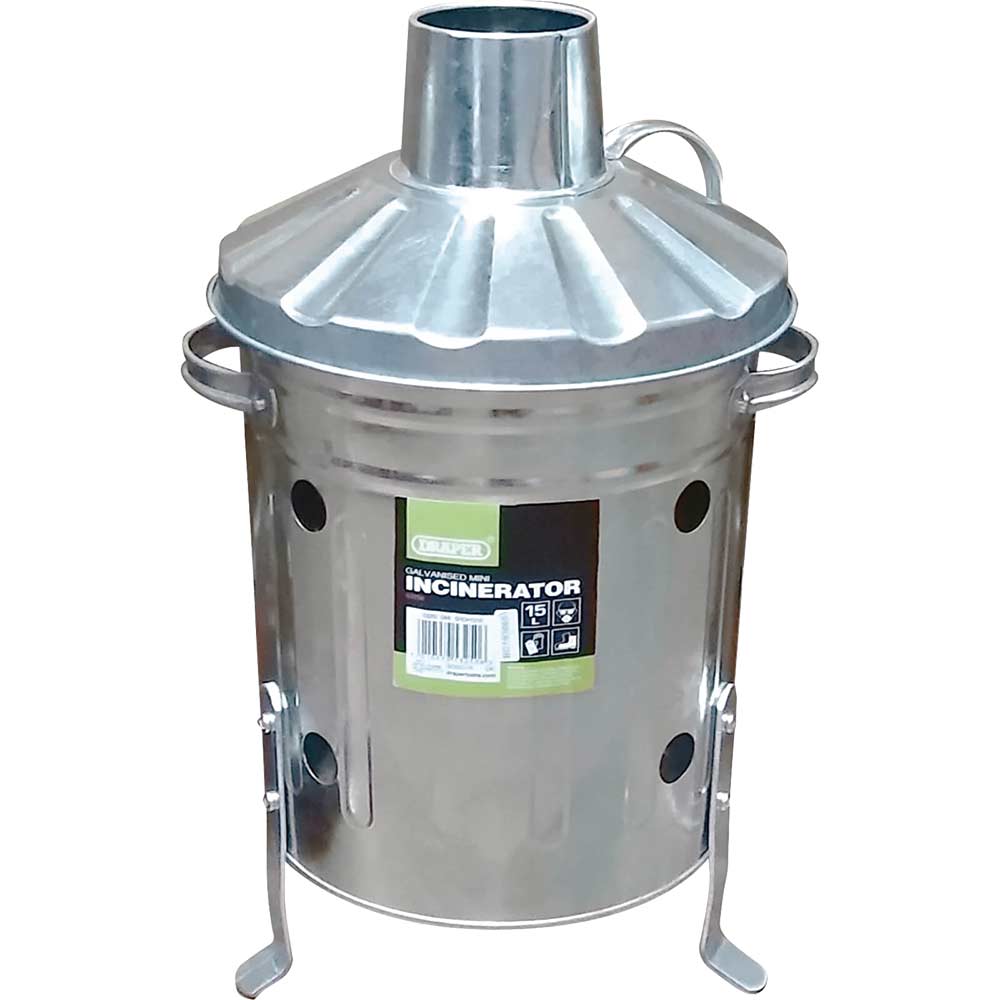 Image of Draper Galvanised Mini Incinerator