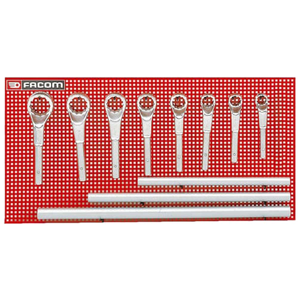 Facom 54.P9M Heavy Duty Ring Spanner Set