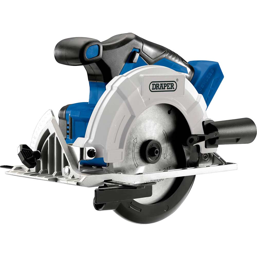 Image of Draper D20CS165 D20 20v Cordless Brushless Circular Saw 165mm No Batteries No Charger No Case