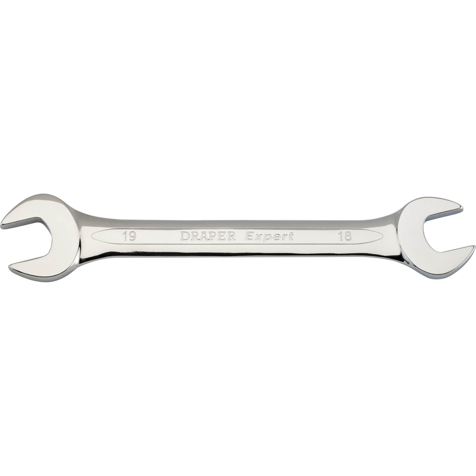 Image of Draper Expert Double Open Ended Spanner Metric 18mm x 19mm