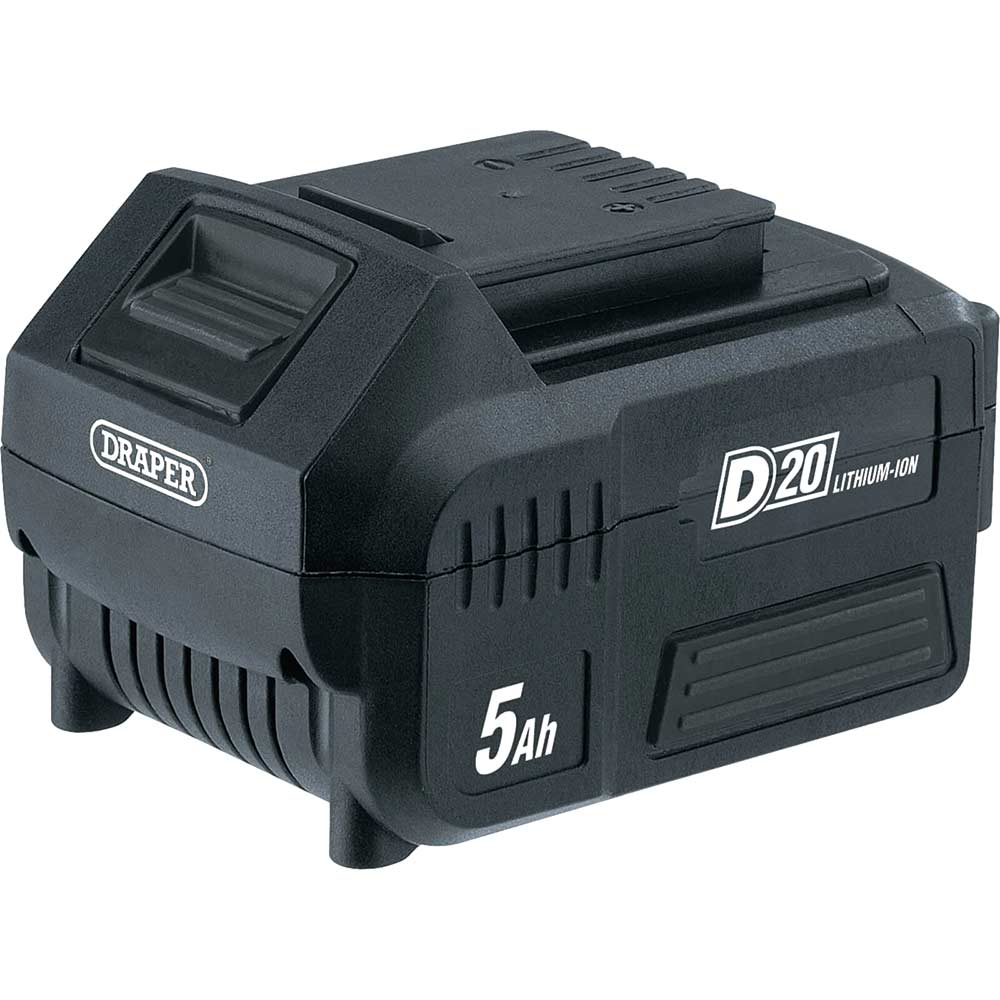 Image of Draper D20 20v Cordless Li-ion Battery 5ah 5ah