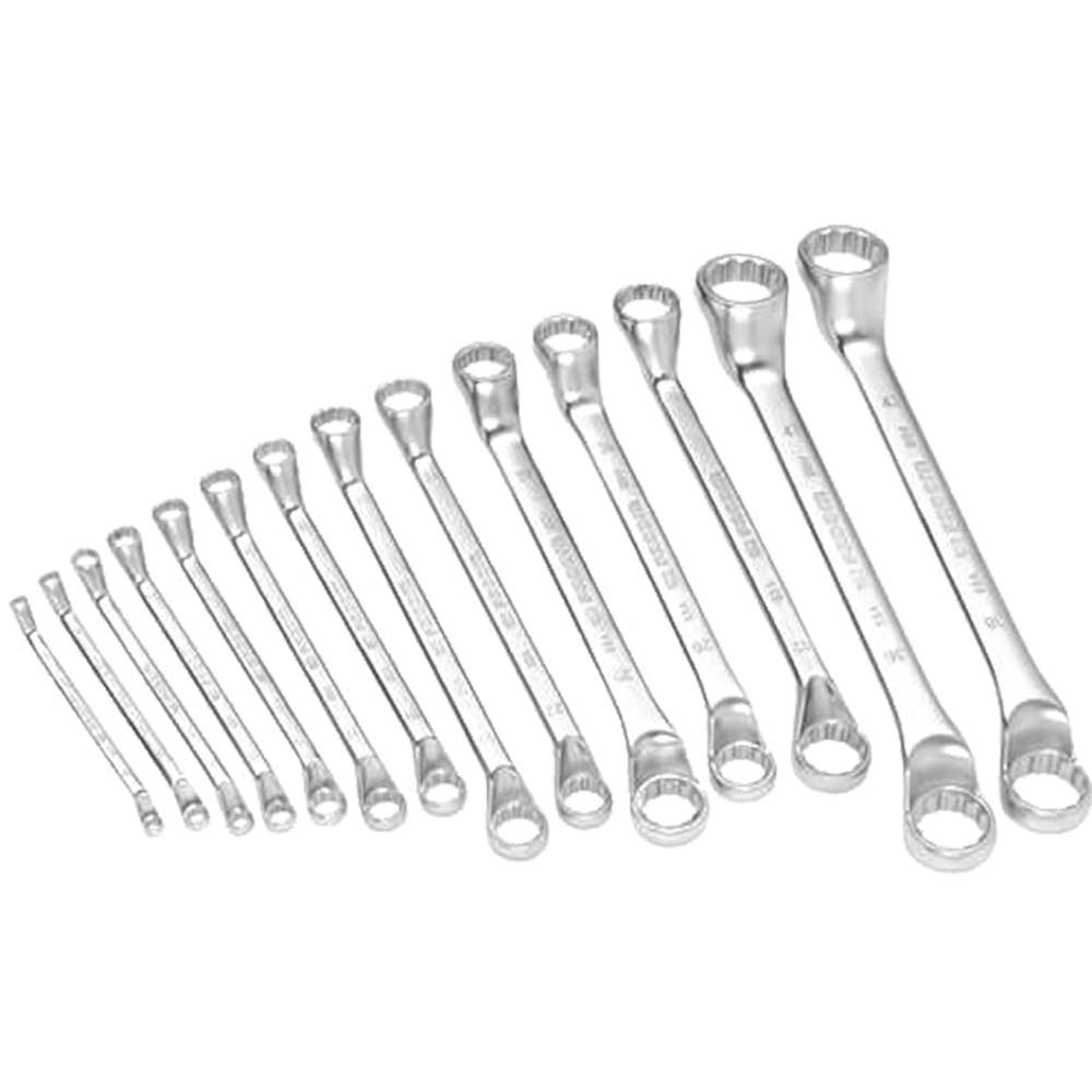 Facom 55A.JE14 14 Piece Deep Offset Ring Spanner Set