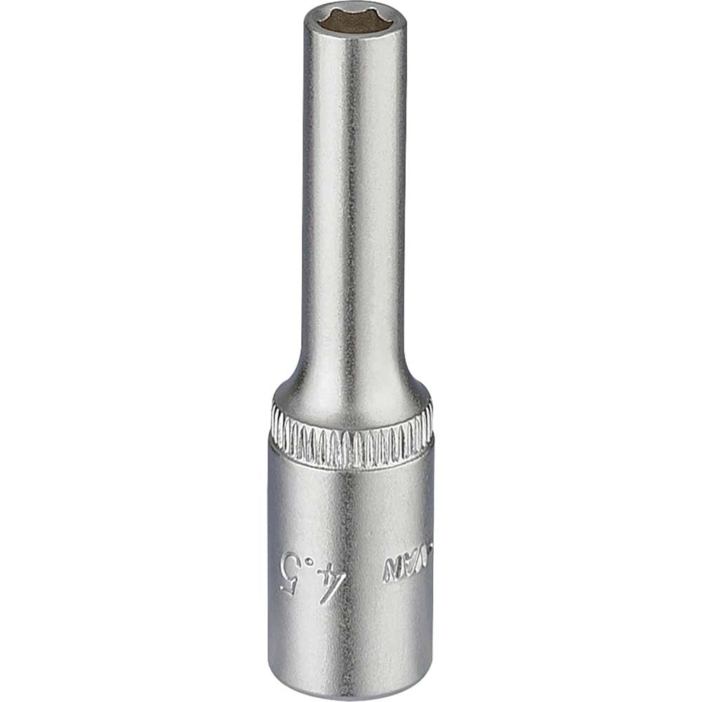 Image of Elora 1/4" Drive Deep Hexagon Socket Metric 1/4" 4.5mm