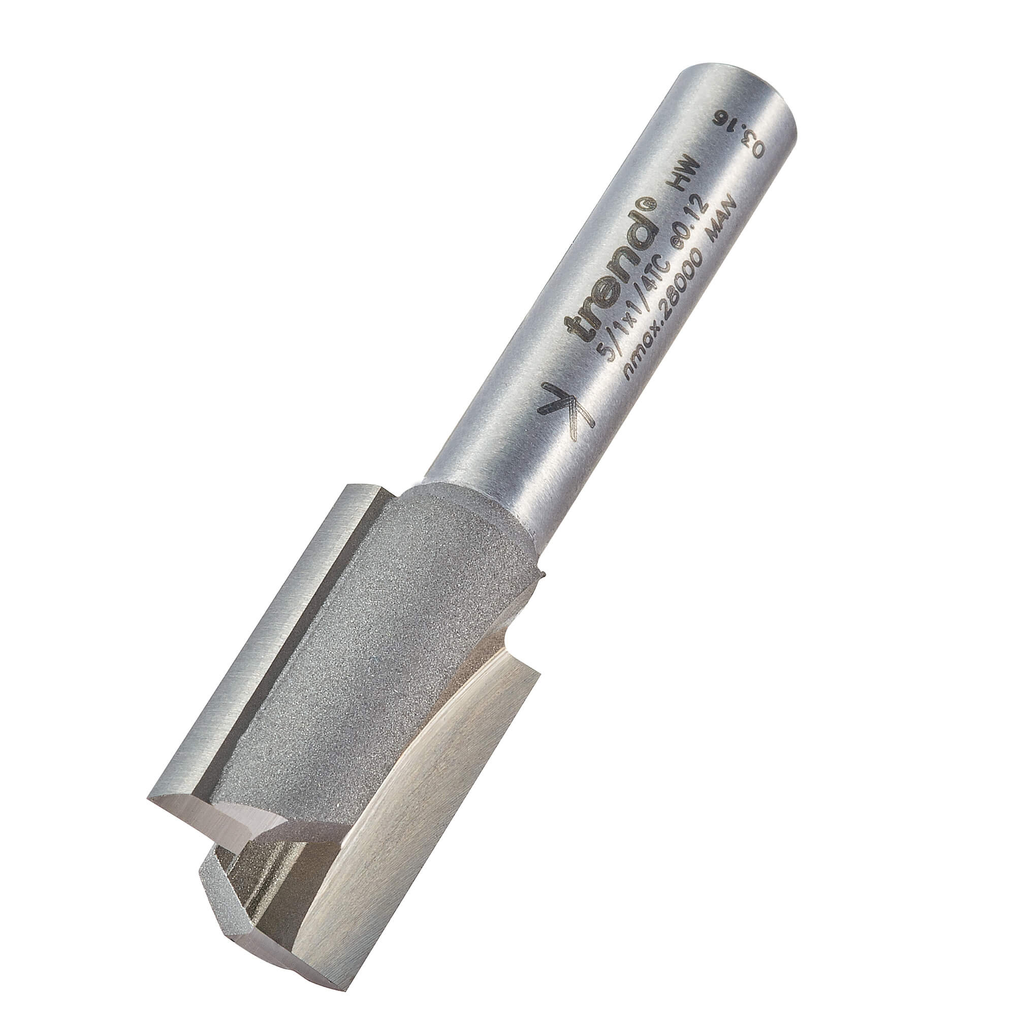 Image of Trend Two Flute Hinge Recess Router Cutter 12.7mm 19mm 1/4"