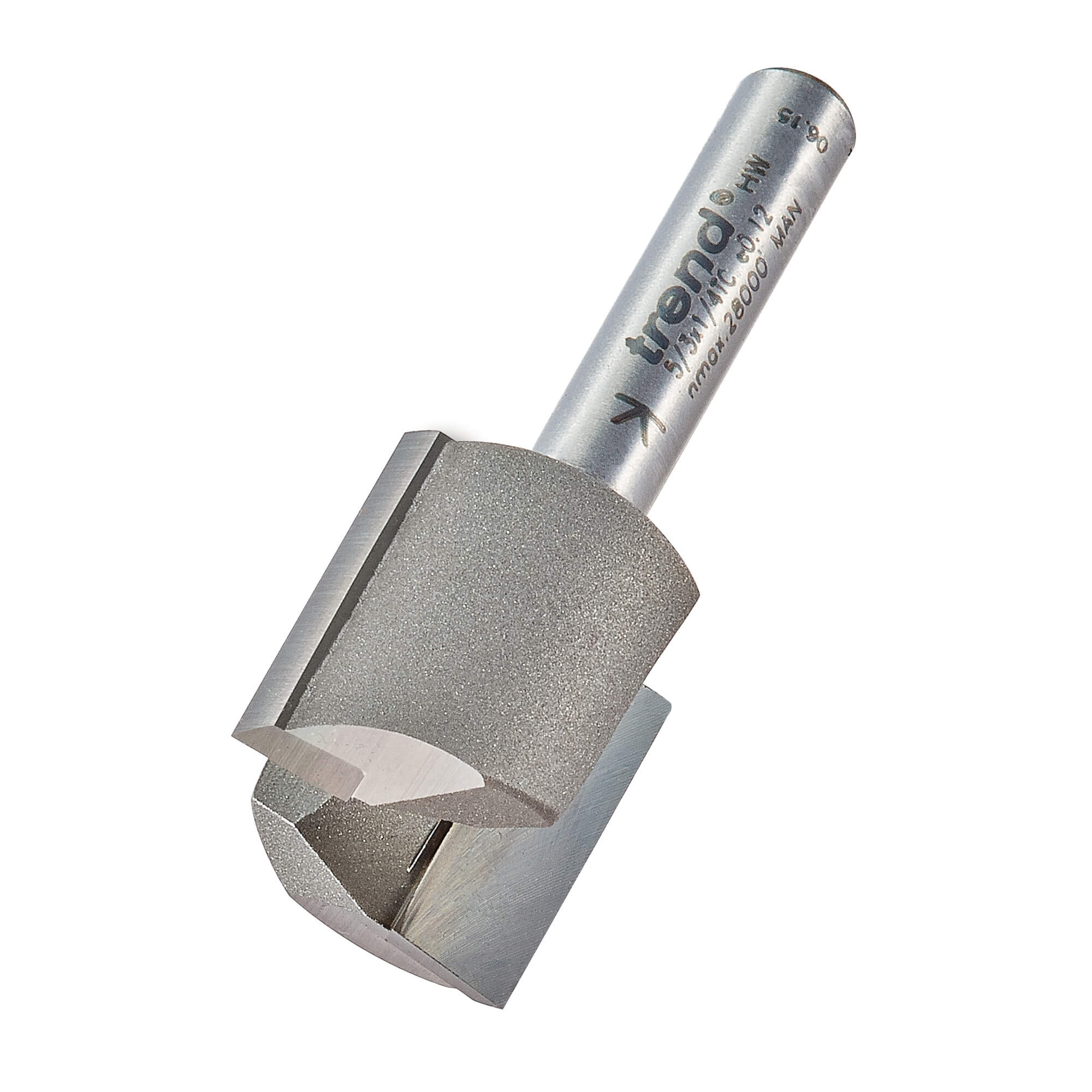 Image of Trend Two Flute Hinge Recess Router Cutter 19.1mm 19mm 1/4"