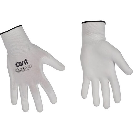 Image of Avit Polyurethane Coated Gloves White XL Pack of 1