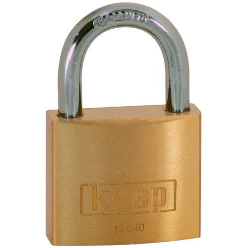Photos - Door Lock Kasp 120 Series Brass Padlock Keyed Alike 40mm Standard 20401 K12040A1