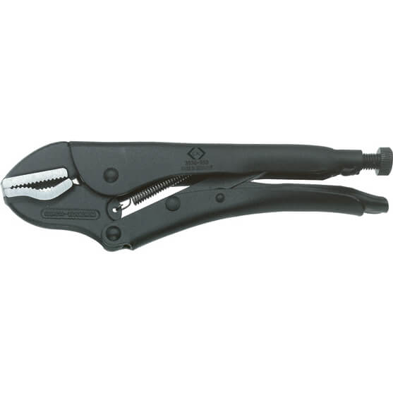 Image of CK Self Grip Pliers with Straight and Curved Jaws 180mm
