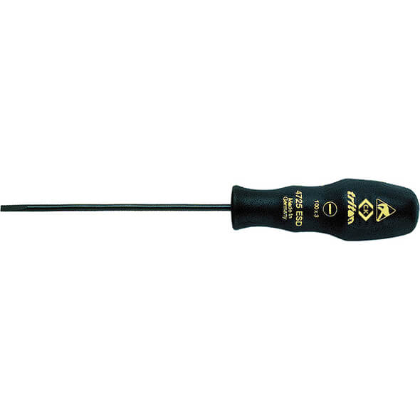 Image of CK Triton ESD Parallel Slotted Screwdriver 3mm 75mm