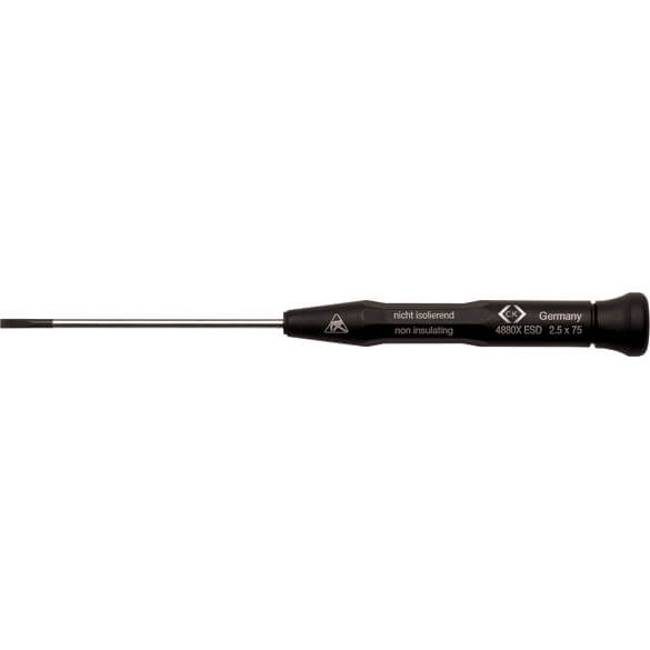 Image of CK Xonic ESD Precision Parallel Slotted Screwdriver 2.5mm 60mm