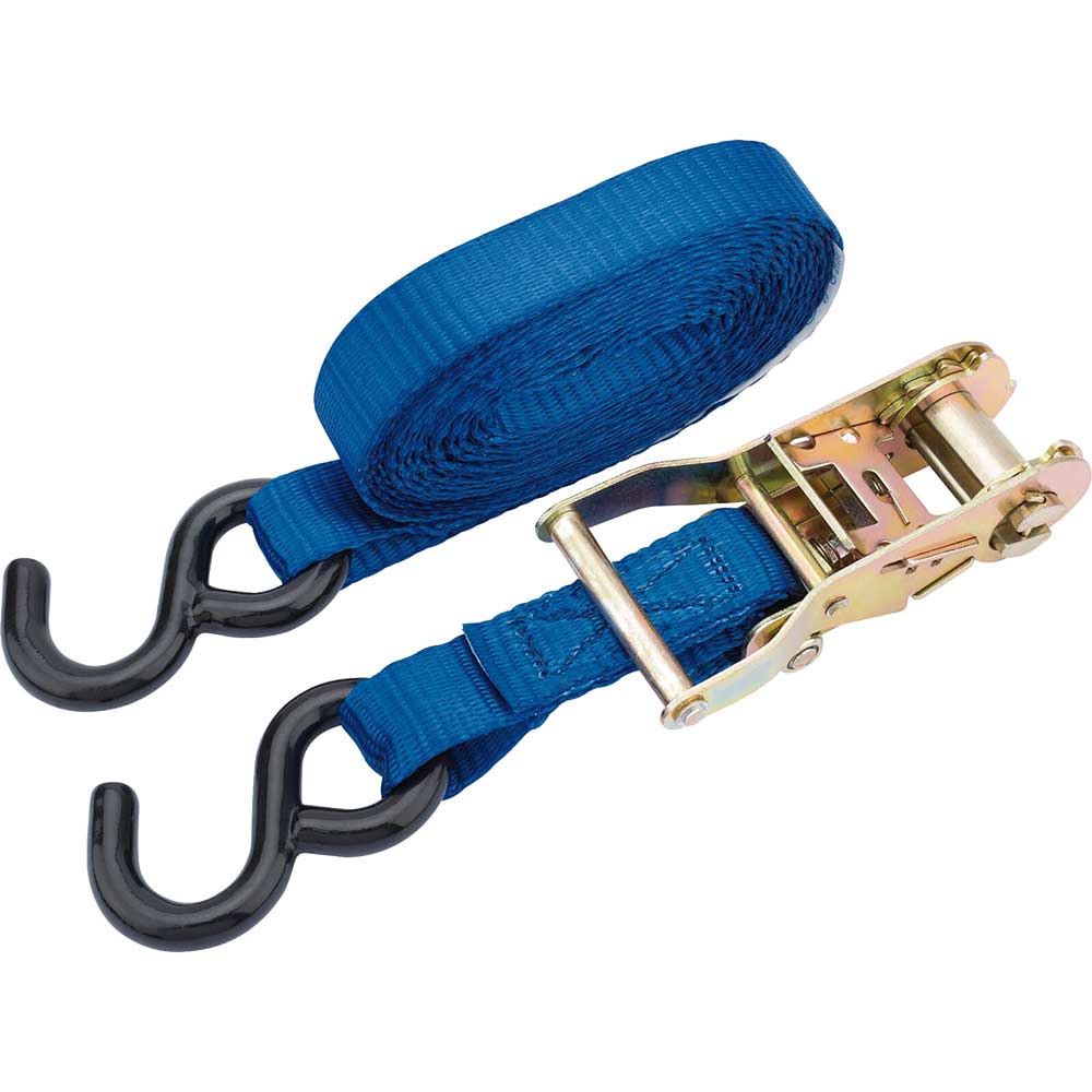 Draper Ratcheting Tie Down Straps 25mm 4.5m 750kg