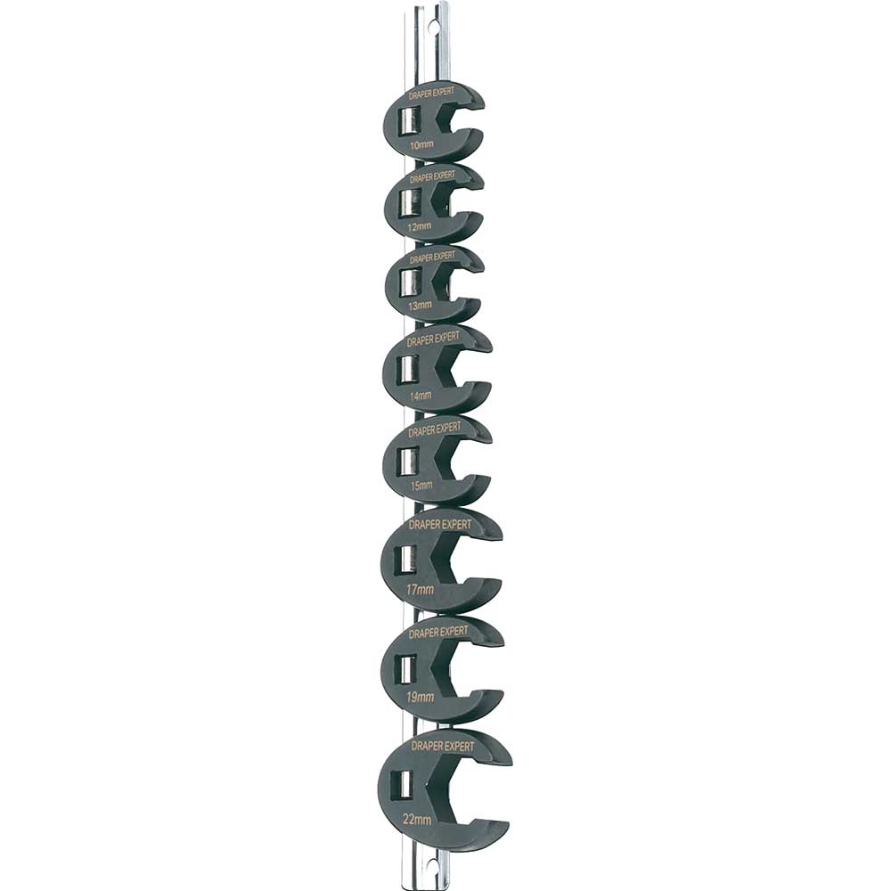 Draper Expert 8 Piece 3/8" Drive Crow Foot Spanner Set 3/8