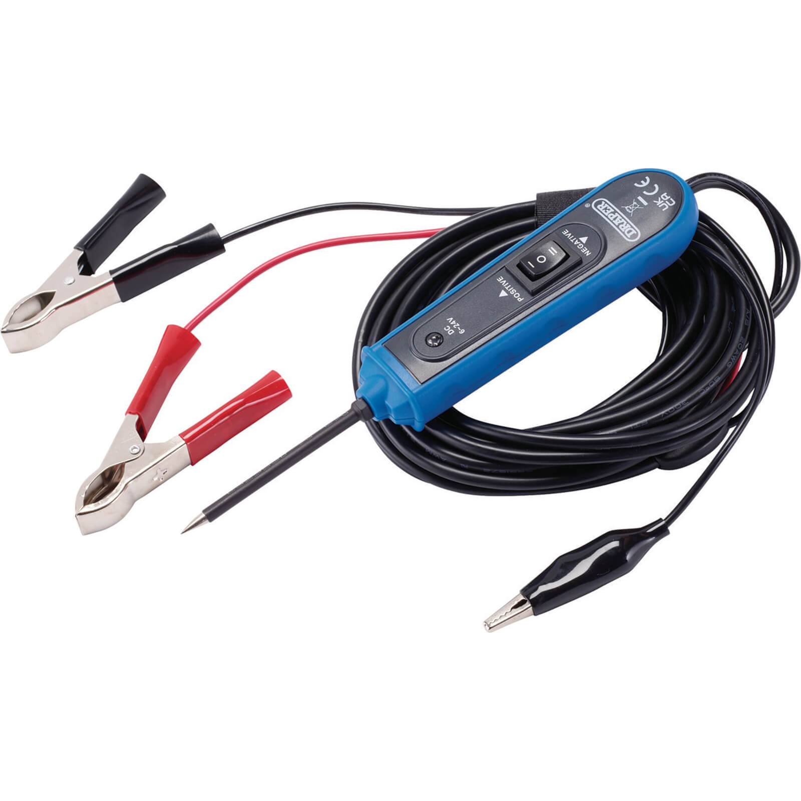 Image of Draper 6-24v Auto Probe DC Power Circuit Electrical Tester