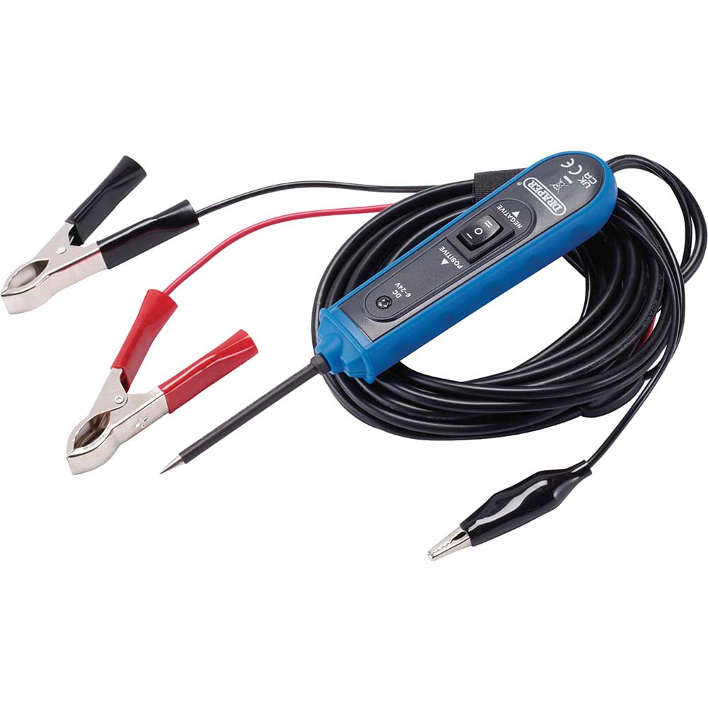 Image of Draper 6-24v Auto Probe DC Power Circuit Electrical Tester