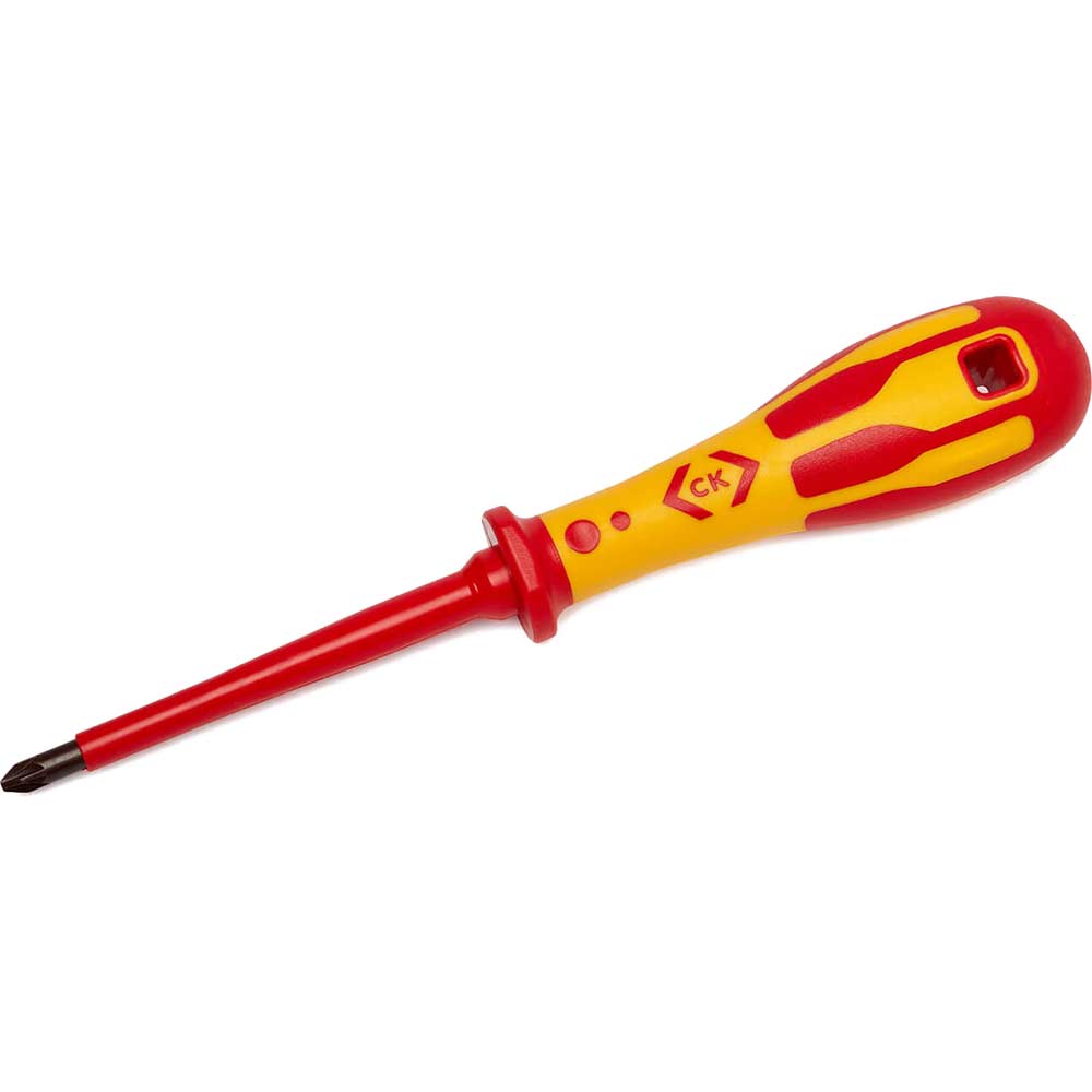 Image of CK Dextro VDE Insulated Pozi Screwdriver PZ1 80mm