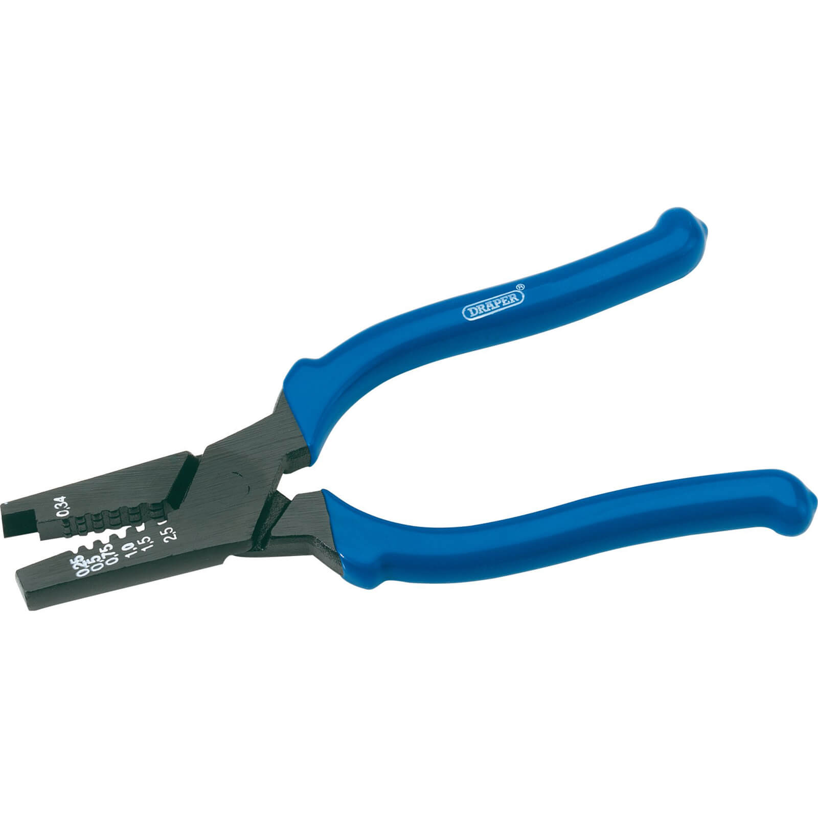 Image of Draper Expert 8 Way Bootslace Terminal Crimping Pliers