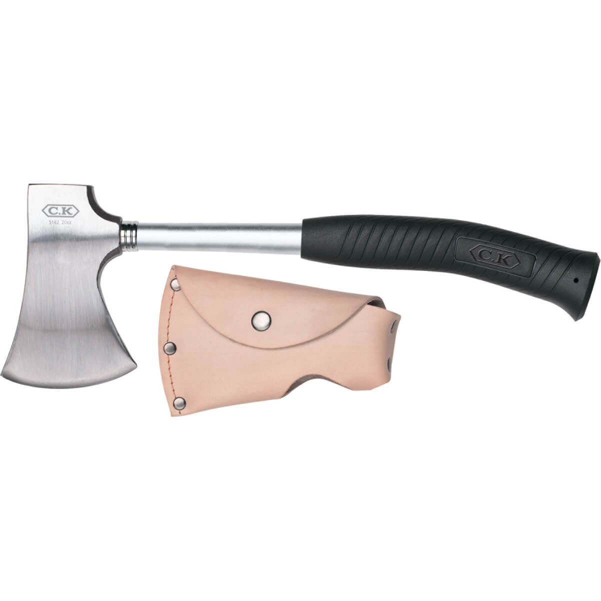 Image of CK Steel Hatchet Axe and Leather Sheath 330mm 0.8kg