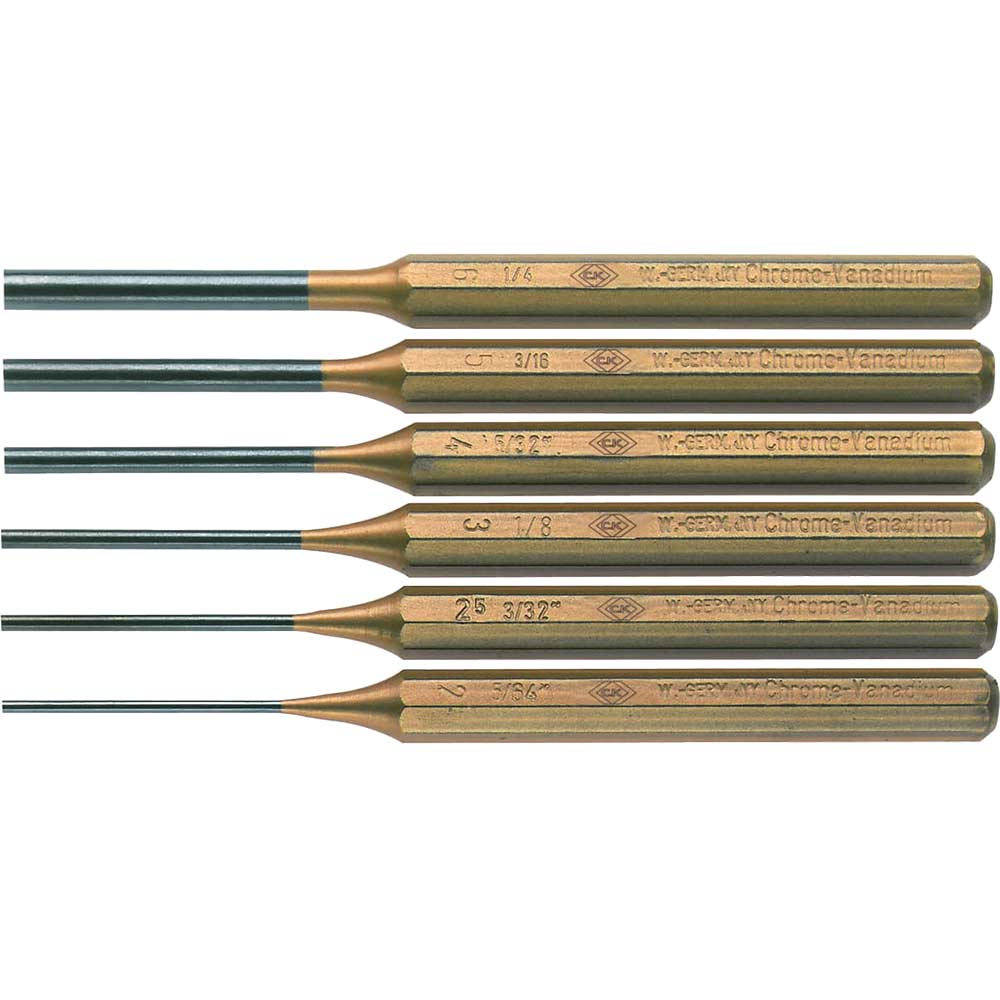 Image of CK 6 Piece Octagonal Parallel Pin Punch Set