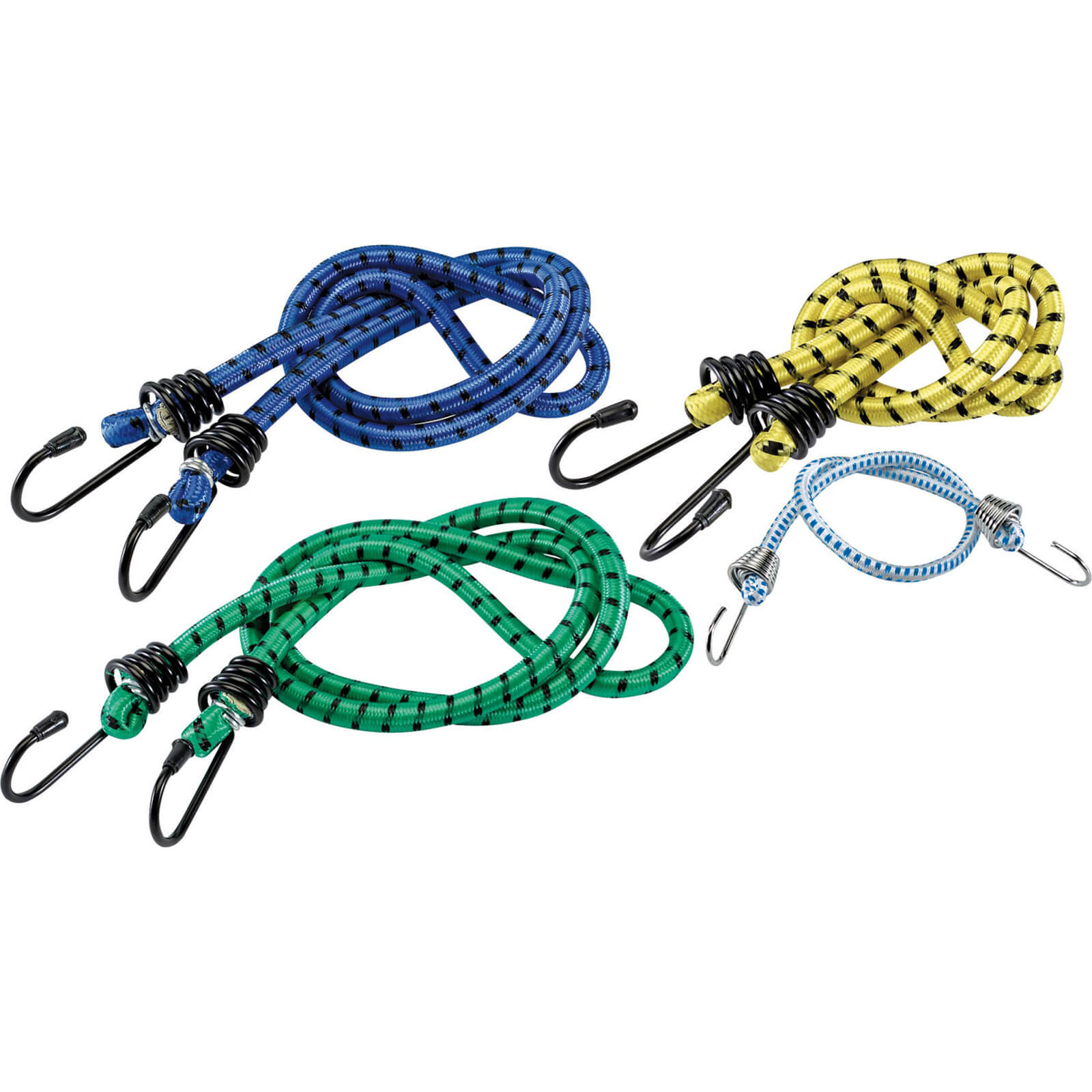 product image of Draper 10 Piece Assorted Elastic Bungee Straps
