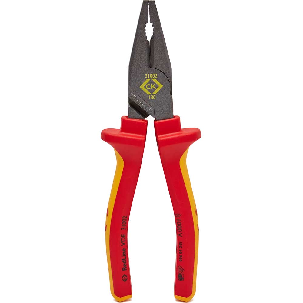 Image of CK RedLine VDE Insulated Combination Pliers 185mm