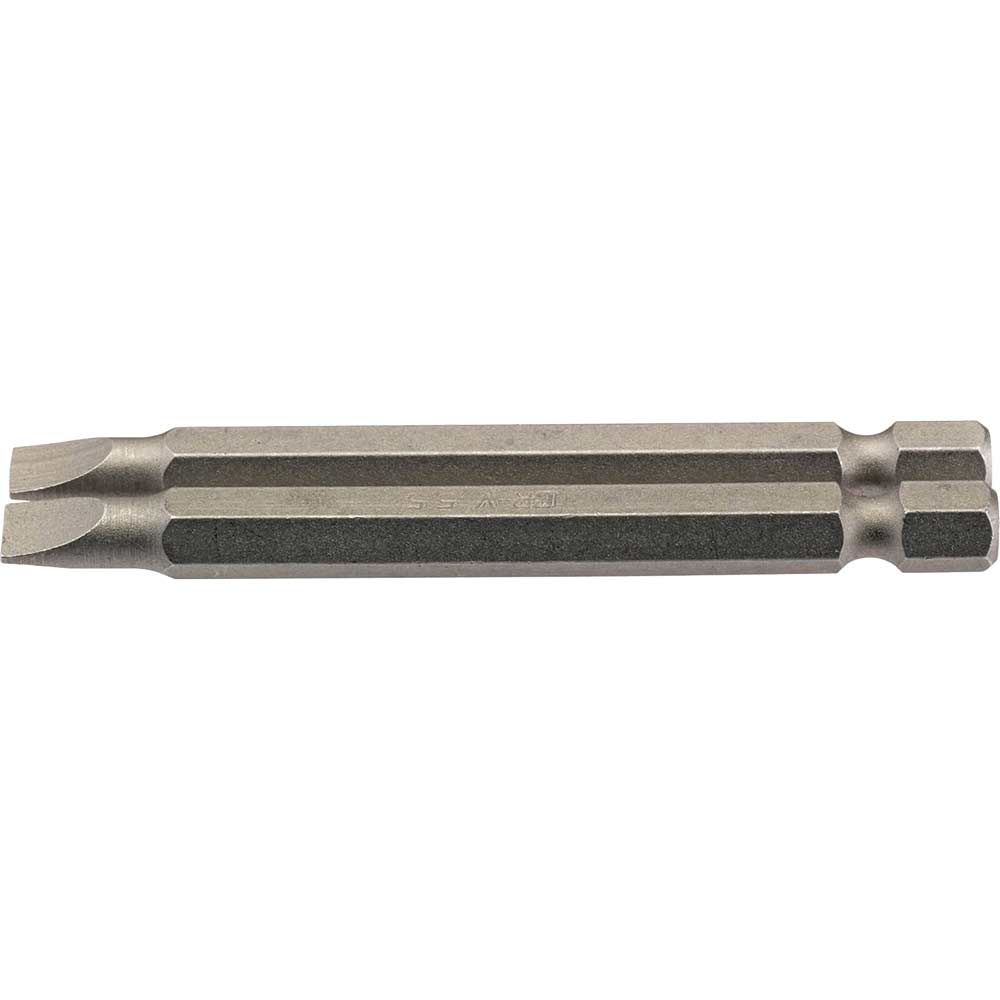 Draper Slotted Screwdriver Bit 5.5mm 75mm Pack of 2