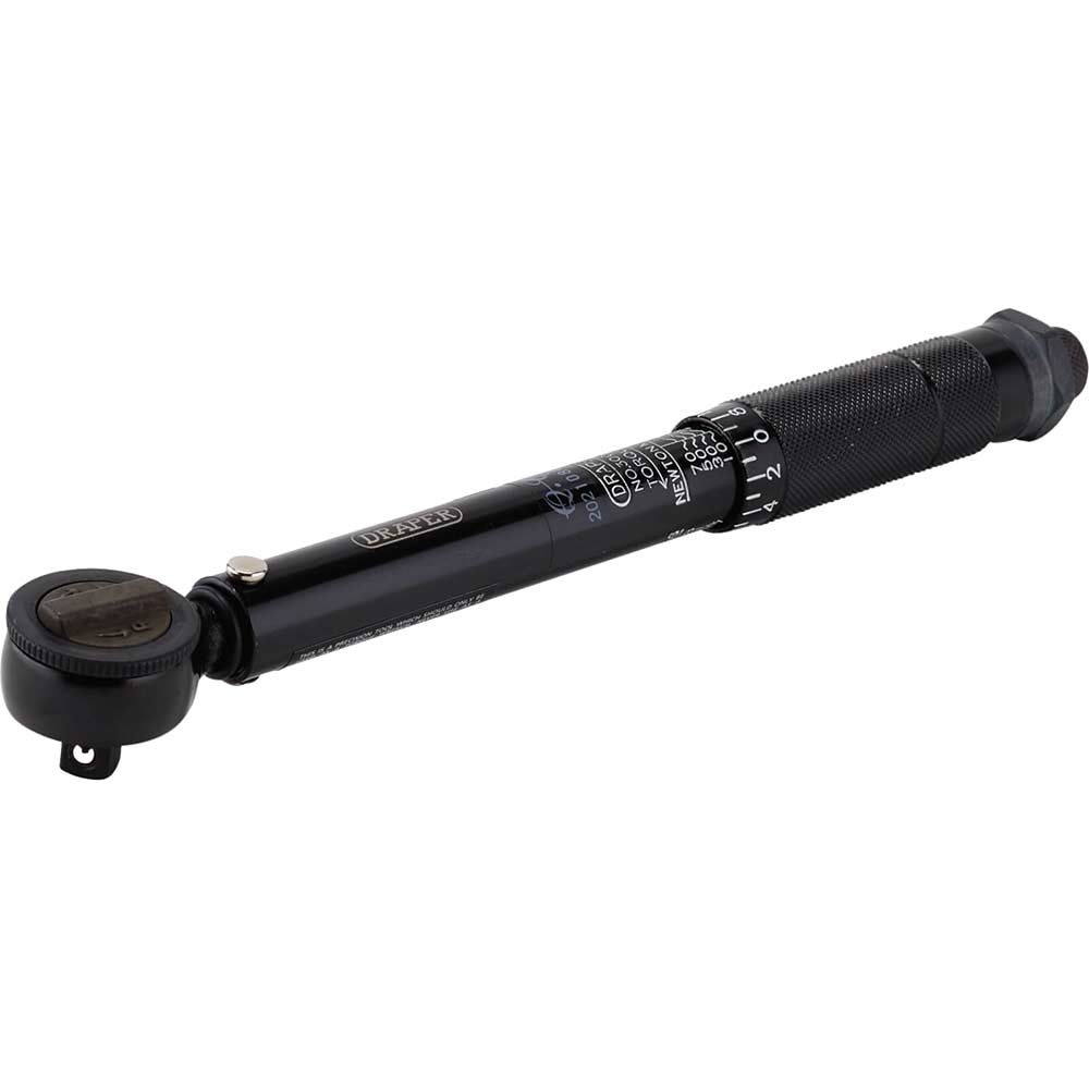Draper 3004A/BK 3/8" Drive Ratchet Torque Wrench 3/8" 10Nm - 80Nm