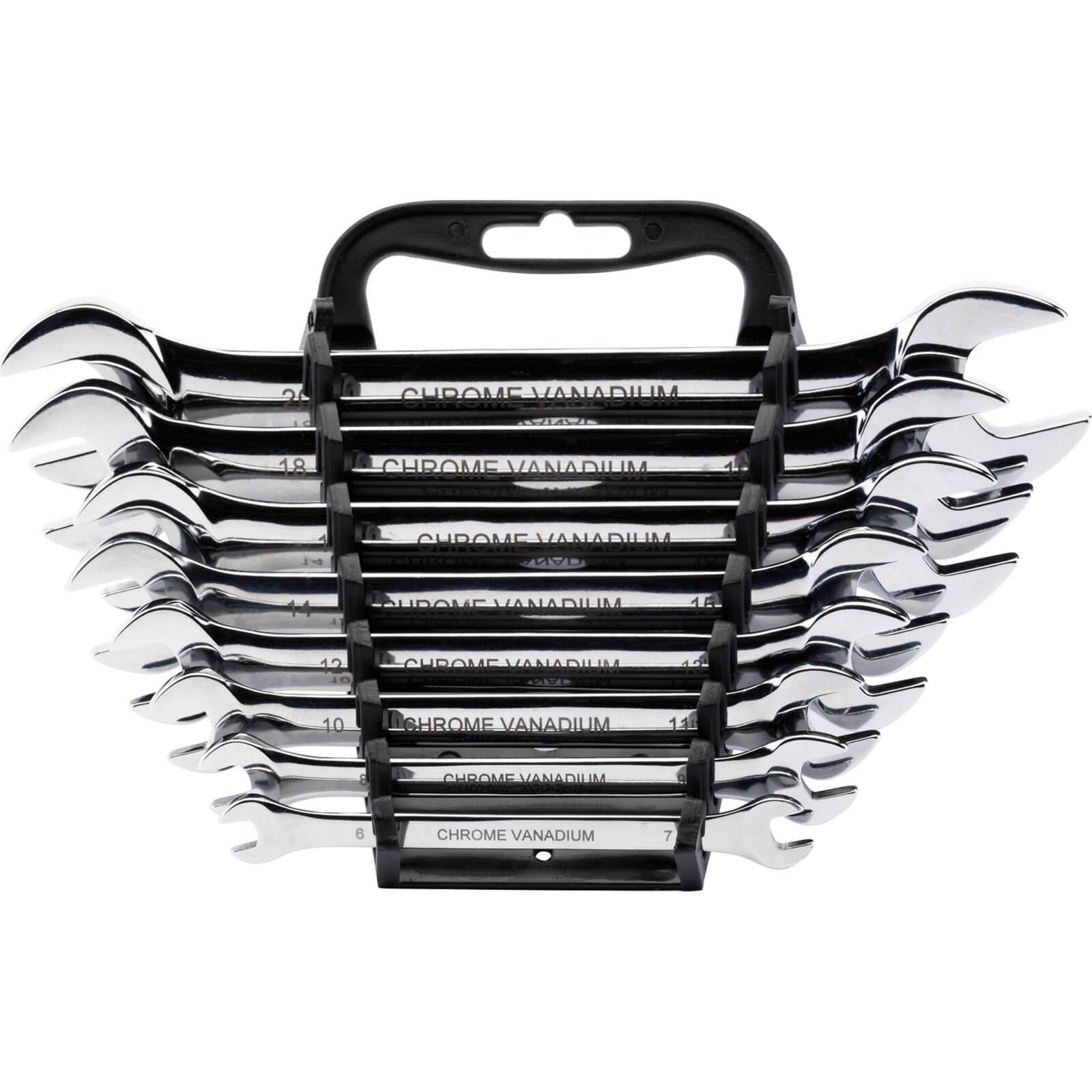 Image of Draper Expert 8 Piece Double Open Ended Spanner Set Metric