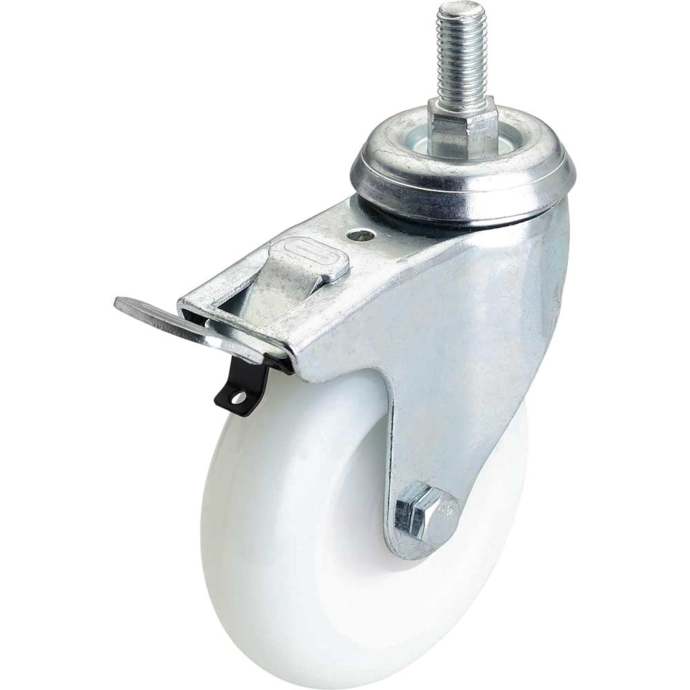 Image of Draper Swivel Bolt Fixing Nylon Wheeled Casor and Brake