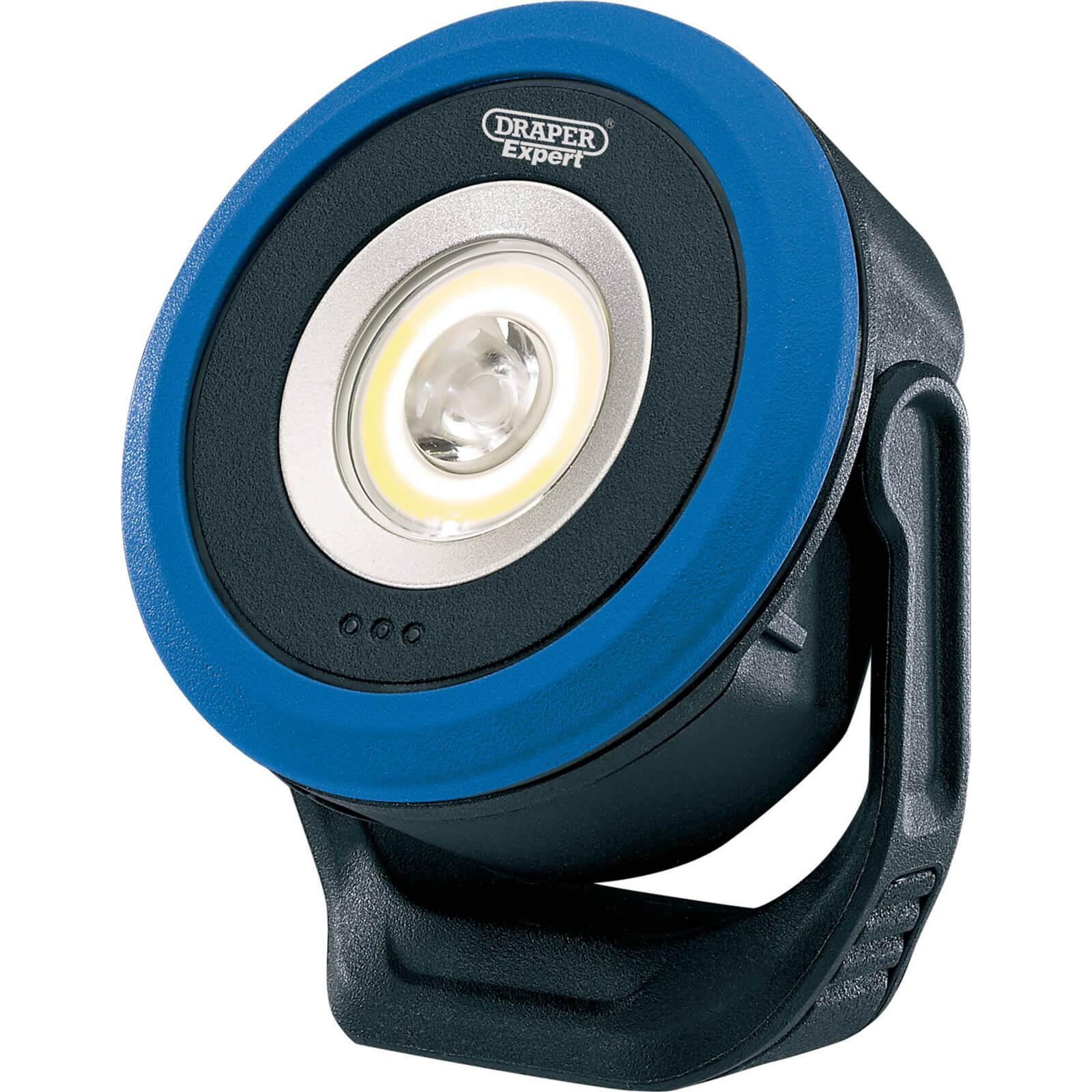 Draper COB SMD LED Wireless/USB Rechargeable Mini Flood Light Blue